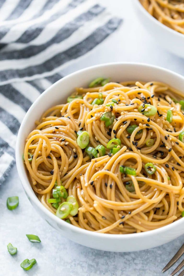 Easy Sesame Noodles: Quick Dinner Ready in Under 30 Mins